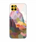 Infinix Smart 6 earthy colors palette abstract nature painting art Custom Printed Back Cover Design
