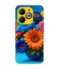 Infinix Smart 8 Plus bouquet flowers vase Custom Printed Back Cover Design