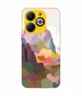 Infinix Smart 8 Plus earthy colors palette abstract nature painting art Custom Printed Back Cover Design