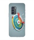 Infinix Zero (5G) (2023) colorful clock with colorful arrow pointing right Custom Printed Back Cover Design