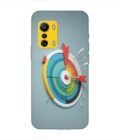 Infinix Zero (5G) colorful clock with colorful arrow pointing right Custom Printed Back Cover Design