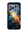 Printed Back Covers Lava Agni 3 5G close up mosaic rocks stones with light shining through