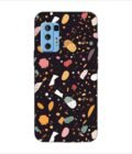 Printed Back Covers Lava Agni 5G close up pattern different types food