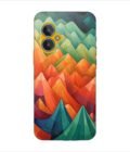 Printed Back Covers Lava Blaze 2 close up painting mountain range with sky background