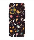 Printed Back Covers Lava Blaze 2 close up pattern different types food