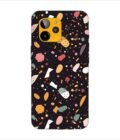 Printed Back Covers Lava Yuva 2 Pro close up pattern different types food