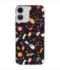 Printed Back Covers Lava Yuva 3 Pro close up pattern different types food