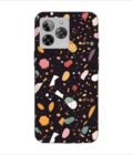 Printed Back Covers Lava Yuva 3 close up pattern different types food