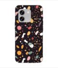 Printed Back Covers Lava Yuva Star close up pattern different types food