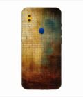 Printed Back Covers Lenovo A7 close up painting golden blue background