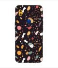 Printed Back Covers Lenovo A7 close up pattern different types food