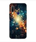 Printed Back Covers Lenovo K10 Plus close up mosaic rocks stones with light shining through