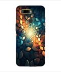 Printed Back Covers Lenovo K9 close up mosaic rocks stones with light shining through