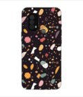 Printed Back Covers Motorola Moto E40 close up pattern different types food