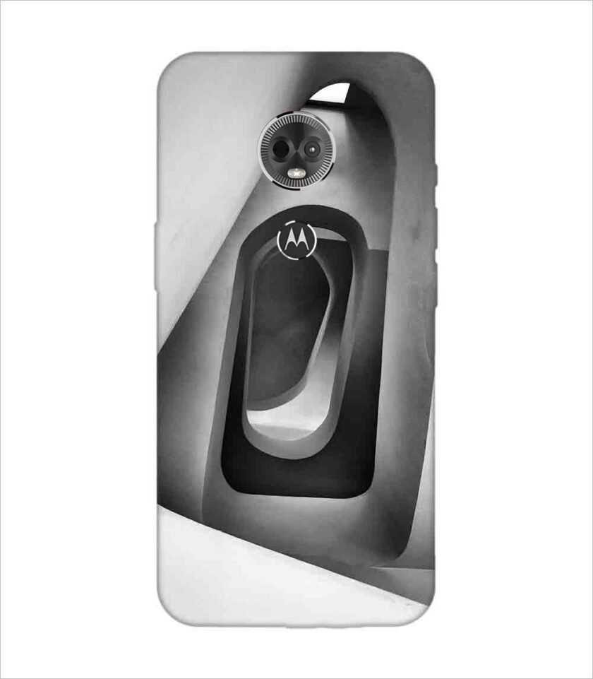 Printed Back Covers Motorola Moto E5 Plus close up open window