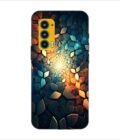 Printed Back Covers Motorola Moto Edge 5 close up mosaic rocks stones with light shining through