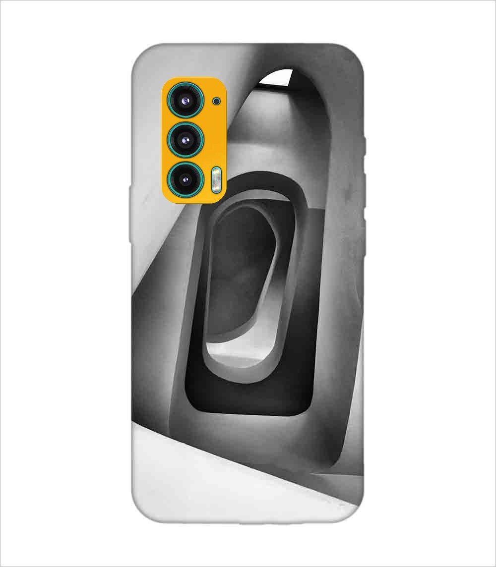 Printed Back Covers Motorola Moto Edge 5 close up open window