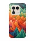 Printed Back Covers Motorola Moto Edge 50 Ultra 5G close up painting mountain range with sky background