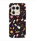 Printed Back Covers Motorola Moto Edge 50 Ultra 5G close up pattern different types food