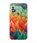 Printed Back Covers Motorola Moto G10 Power close up painting mountain range with sky background