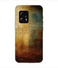 Printed Back Covers Motorola Moto G13 close up painting golden blue background