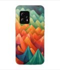 Printed Back Covers Motorola Moto G13 close up painting mountain range with sky background