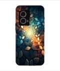Printed Back Covers Motorola Moto G24 Power close up mosaic rocks stones with light shining through