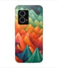 Printed Back Covers Motorola Moto G24 Power close up painting mountain range with sky background