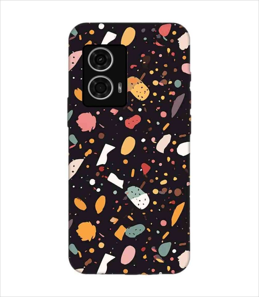 Printed Back Covers Motorola Moto G24 Power close up pattern different types food