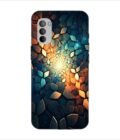 Printed Back Covers Motorola Moto G31 close up mosaic rocks stones with light shining through