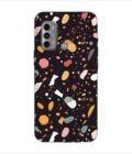 Printed Back Covers Motorola Moto G40 Fusion close up pattern different types food