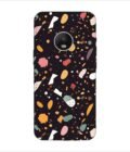Printed Back Covers Motorola Moto G5 Plus close up pattern different types food