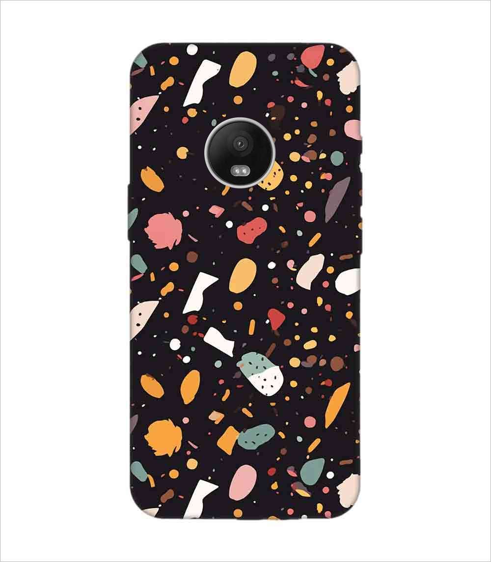 Printed Back Covers Motorola Moto G5 Plus close up pattern different types food