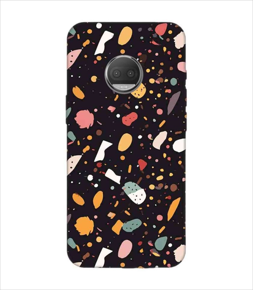 Printed Back Covers Motorola Moto G5S Plus close up pattern different types food