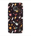 Printed Back Covers Motorola Moto G5S close up pattern different types food