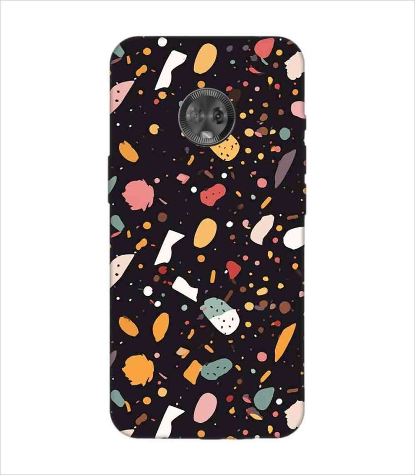 Printed Back Covers Motorola Moto G6 close up pattern different types food