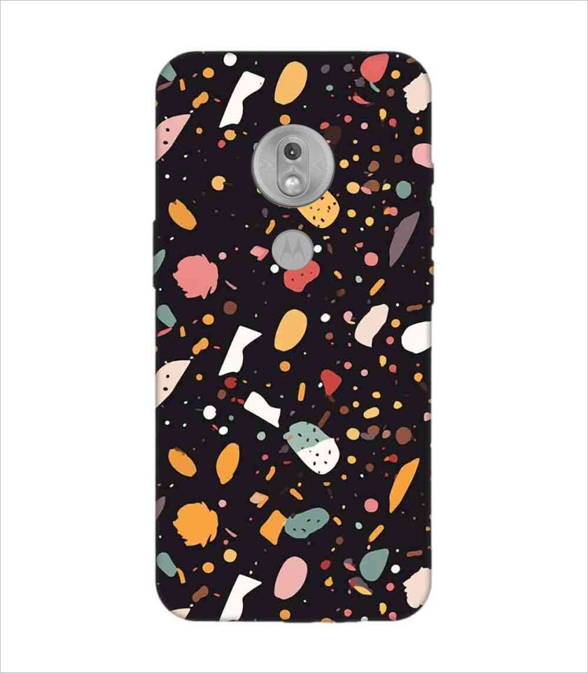 Printed Back Covers Motorola Moto G7 Play close up pattern different types food
