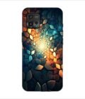 Printed Back Covers Motorola Moto G72 close up mosaic rocks stones with light shining through