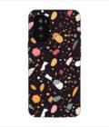Printed Back Covers Motorola Moto G82 5G close up pattern different types food