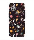 Printed Back Covers Motorola Moto G9 Power close up pattern different types food