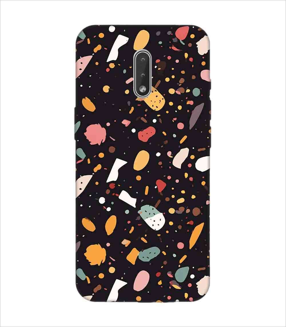 Printed Back Covers Nokia 2 close up pattern different types food