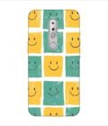 Printed Back Covers Nokia 5 close up pattern smiley faces white background