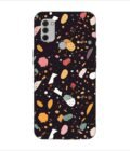 Printed Back Covers Nokia C31 close up pattern different types food