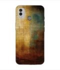 Printed Back Covers Nokia G11 Plus close up painting golden blue background