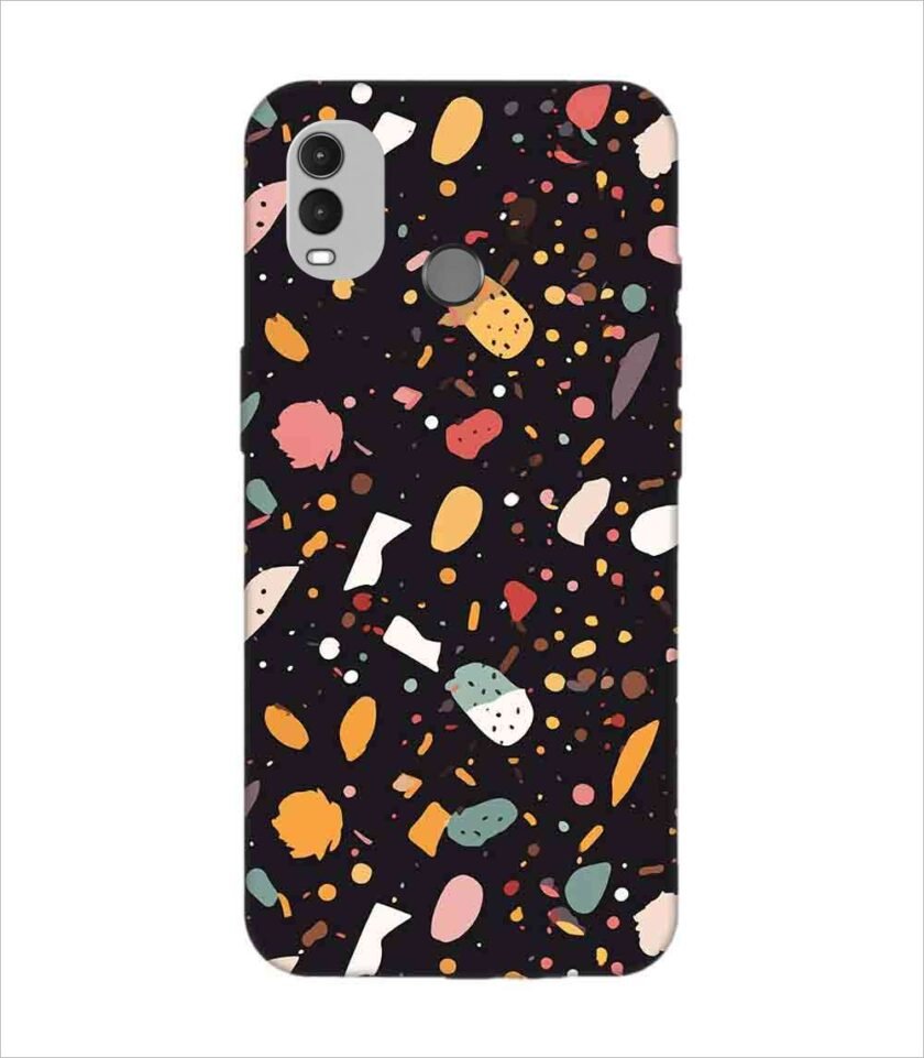 Printed Back Covers Nokia G11 Plus close up pattern different types food