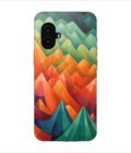 Printed Back Covers Nothing CMF Phone 1 close up painting mountain range with sky background