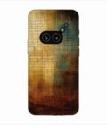 Printed Back Covers Nothing Phone 2A Plus close up painting golden blue background