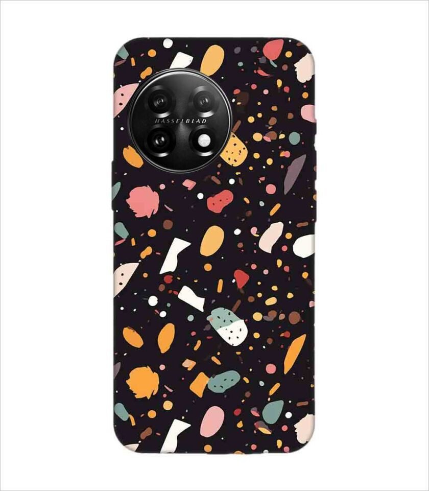 Printed Back Covers Oneplus 11R 5G close up pattern different types food