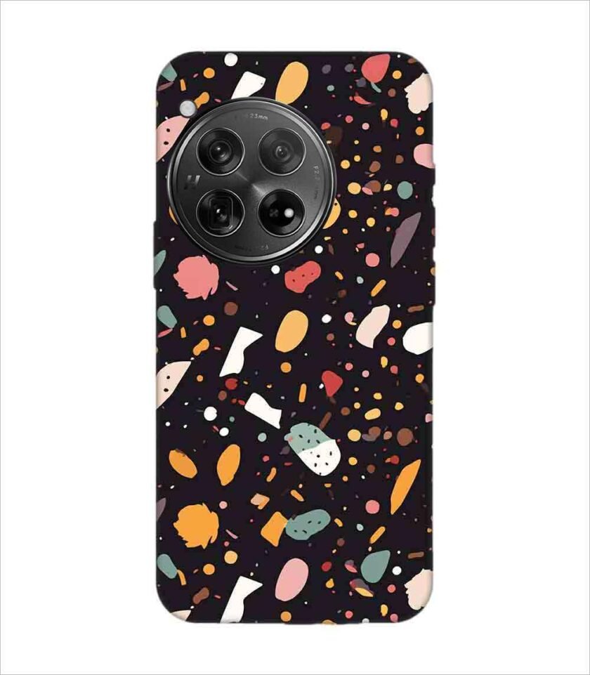 Printed Back Covers Oneplus 12 5G close up pattern different types food