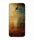 Printed Back Covers Oneplus 3 close up painting golden blue background